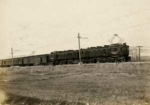 #10100 and Train #16 at Sappington, January 23, 1916