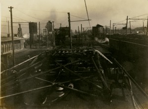 Pantograph with steel strips, locomotive 20219, October 23, 1916