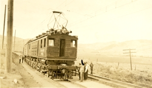 Test train at Josephine, July 7, 1917