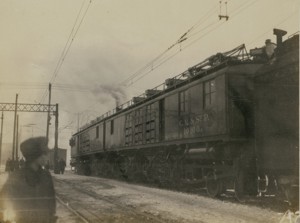 10100 at Butte with No.16, January 14, 1916